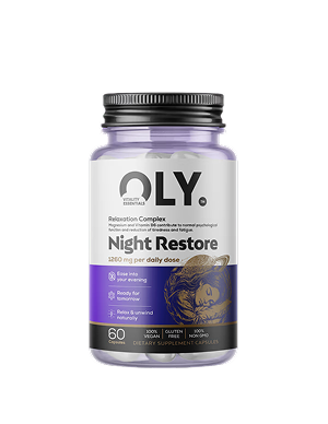 OLY Night Restore 1260 mg – 60 veganskih kapsula